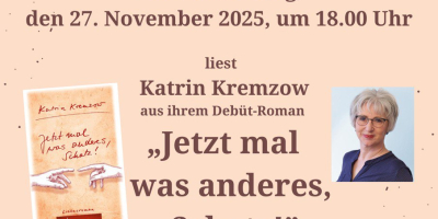  EINLADUNG ZUR LESUNG mit Katrin Kremzow